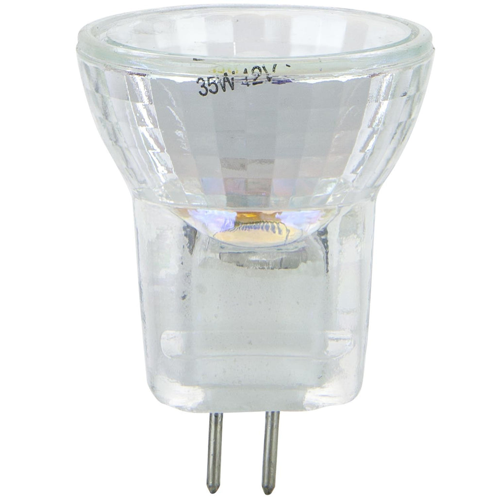 SUNLITE 35w 12v MR8 Flood 36deg. G4 Bi-Pin Base with Cover Guard 3200K Lamp