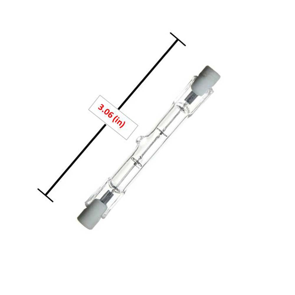 T3 Rsc Led SUNLITE 150w Double Ended T3 RSC R7s Clear 3200K Bright White Halogen ...