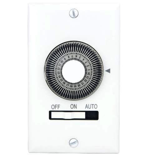 SUNLITE T600 1800w Mechanical In-Wall Timer White Color
