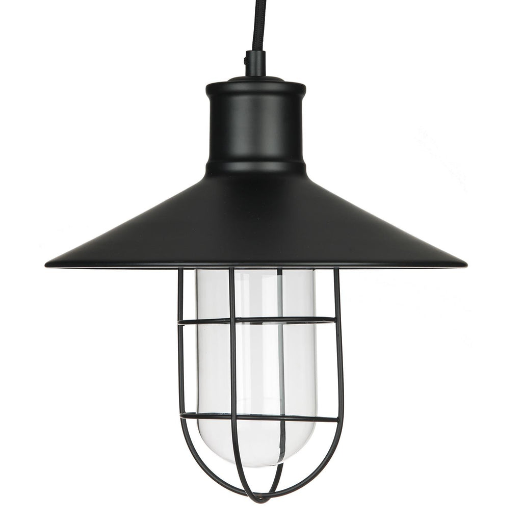 SUNLITE 07005-SU E26 Canopy Cage Oil Black Pendant Light Fixture