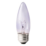 2PK - Philips 40w B13 E26 Blunt Tip Decorative Daylight Full Spectrum Bulb - BulbAmerica
