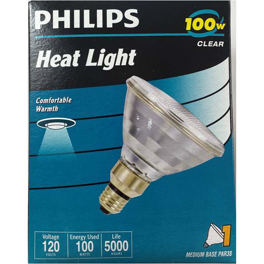 Philips 100W 120V PAR38 Heat Bulb 5000hr Halogen Bulb – BulbAmerica