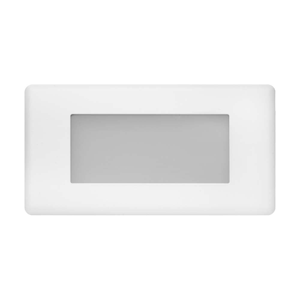 NICOR 10 in. Glass Step Light Faceplate Cover
