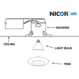 NICOR 4 in. Oil-Rubbed Bronze Recessed Shower Trim with Albalite Glass Lens_4