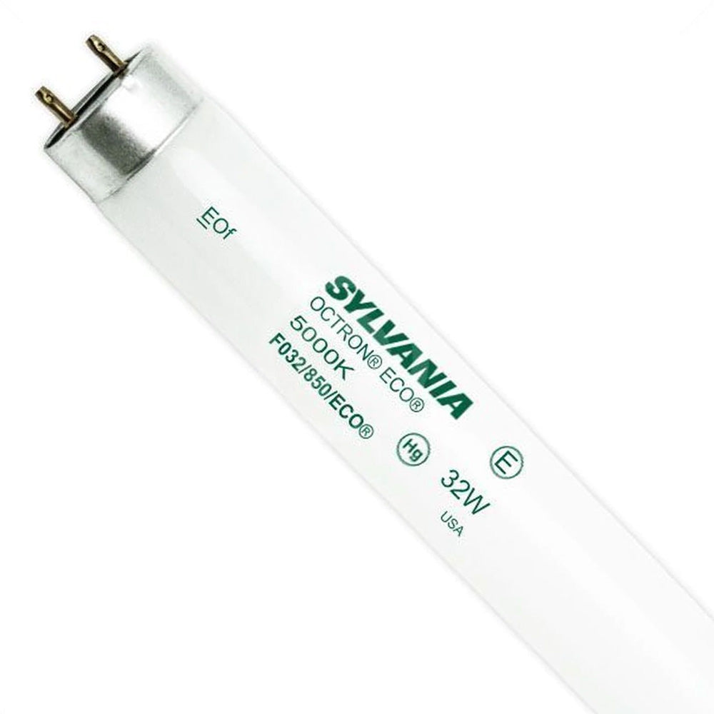 30Pk - Sylvania 22143 - FO32/850/ECO 32W 5000K Full Spectrum Fluorescent Tube lights