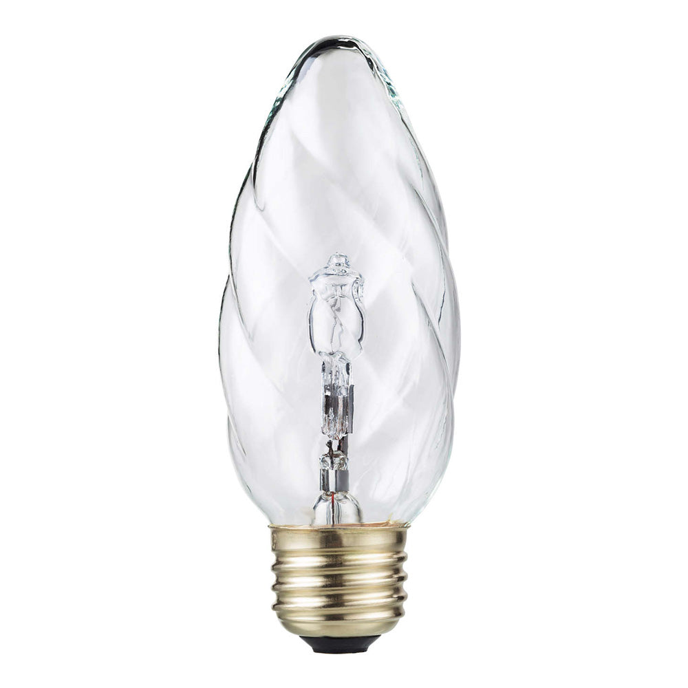 Philips 40w 120v Flame F10.5 E26 base Halogen Decorative Light Bulb