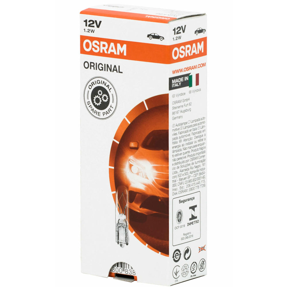 10-PK Osram 2721 1.2W 12V ORIGINAL High_Performance Automotive Bulb