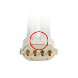 USHIO Compact Fluorescent 13w CF13SE/841 Dimmable Bulb - BulbAmerica