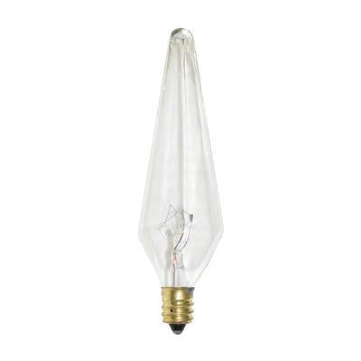 25w 120v Candelabra Prismlite Clear bulbs