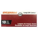 10-PK SYLVANIA 194 Long Life Automotive Light Bulb