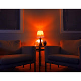 6Pk - Sunlite 4.5 Watts LED A19 Colored Orange Transparent Dimmable Light Bulb_1