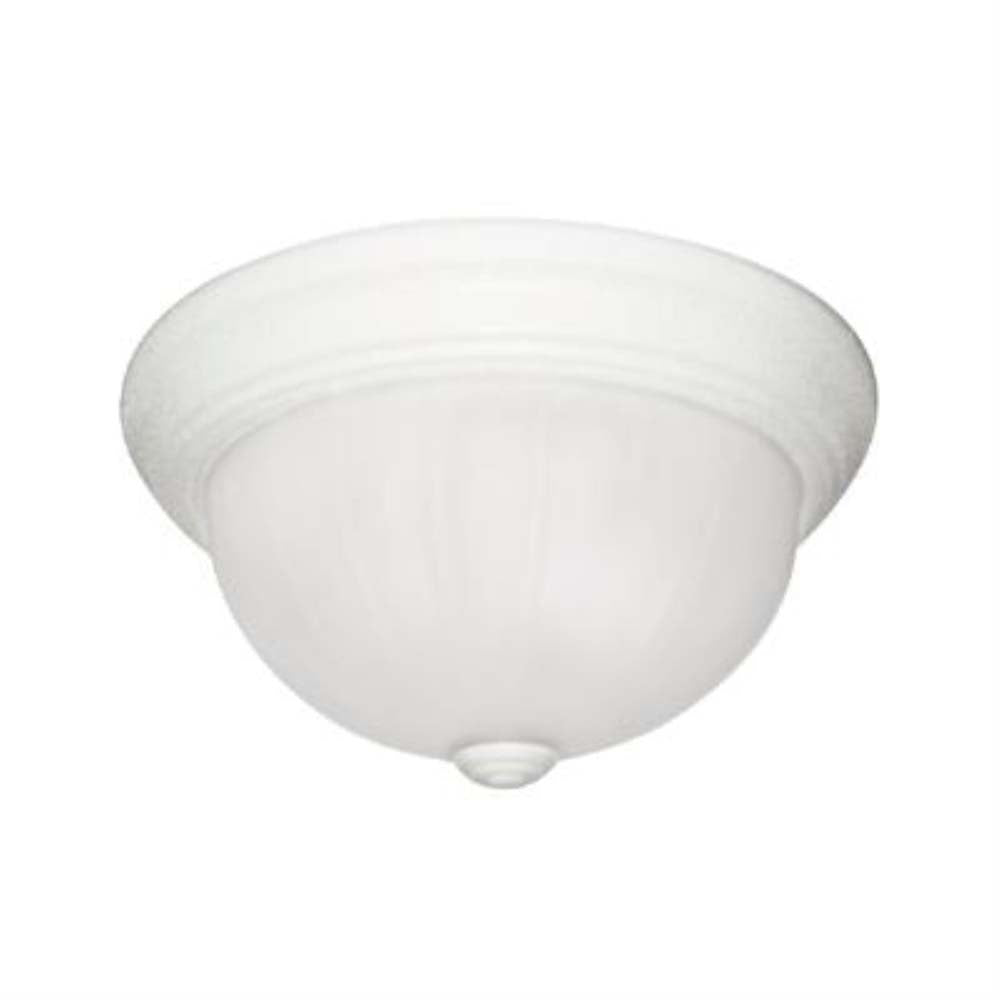 Sunlite 45515-SU 13" Round Fluorescent Dome Fixture Smooth Surface White