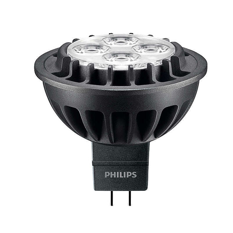 PHILIPS 7W MR16 LED Dimmable Warm White FL35 Light Bulb - 50w equiv.