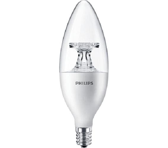 Philips 4.5W 120v LED Non-Dimmable B11 Candelabra Bulb - 40w equiv.