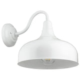 SUNLITE 46068-SU E26 Goose Neck White Wall Lighting Fixture