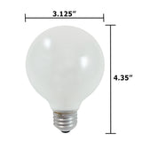 2pk - GE 60W G25 Frosted Decorative 2700K Incandescent Light Bulb_1
