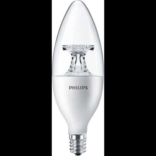 Philips 4.5W 120v LED Dimmable B11 Candelabra Bulb - 40w equiv.