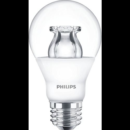 Philips 6w Dimmable LED A19 E26 Base Clear Warm Glow Bulb - 40w equiv.