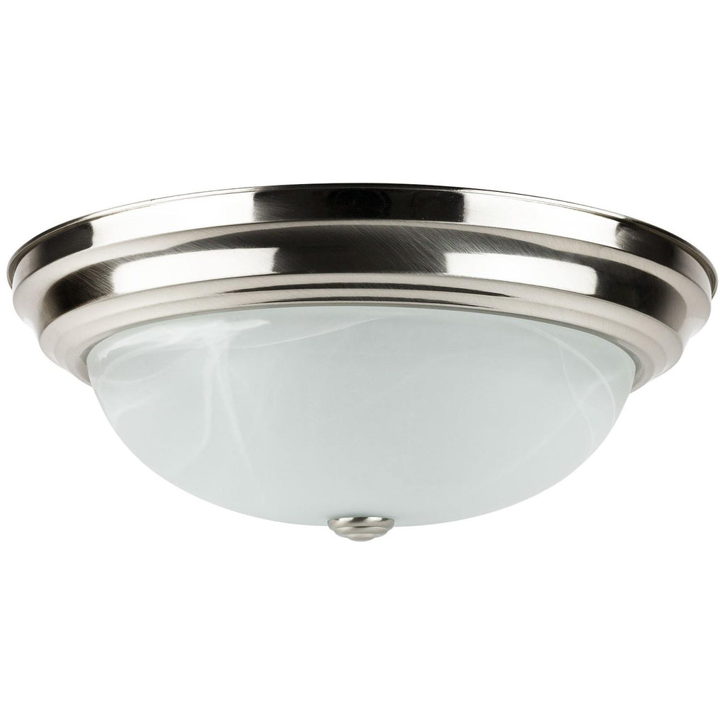 SUNLITE 15in 23w Decorative Dome Style 3000K in Brushed Nickel Finish