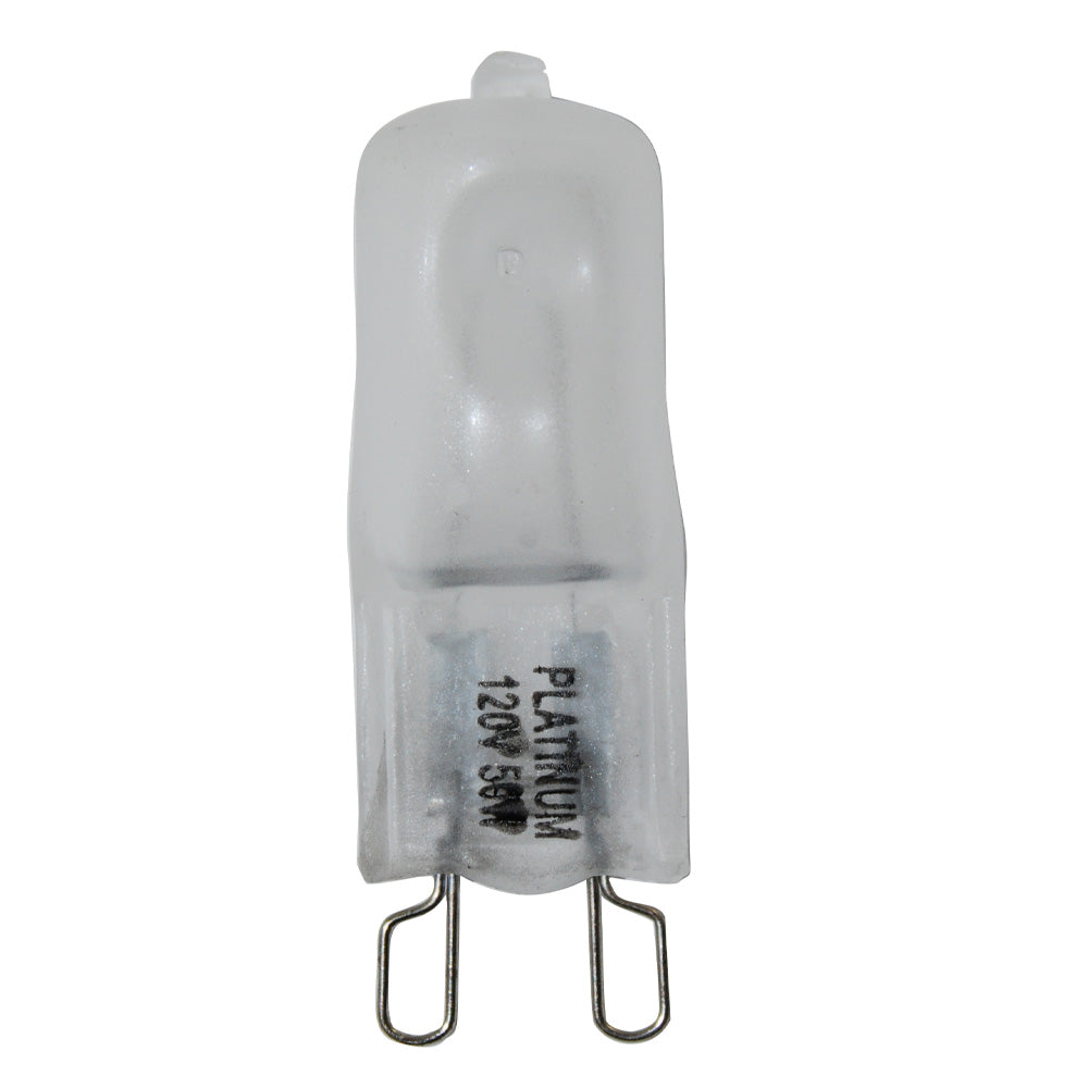 509 Bulb Platinum 50W 120V G9 Bi-Pin Base Frost Halogen Bulb – BulbAmerica