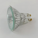 4pk - 50w MR16 GU10 Flood 2950K halogen light bulb with front glass - BulbAmerica