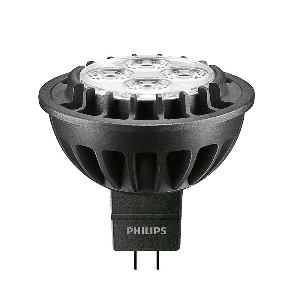 Philips 8.5w MR16 3000K White Light - Flood 35 - Dimmable LED Light Bulb