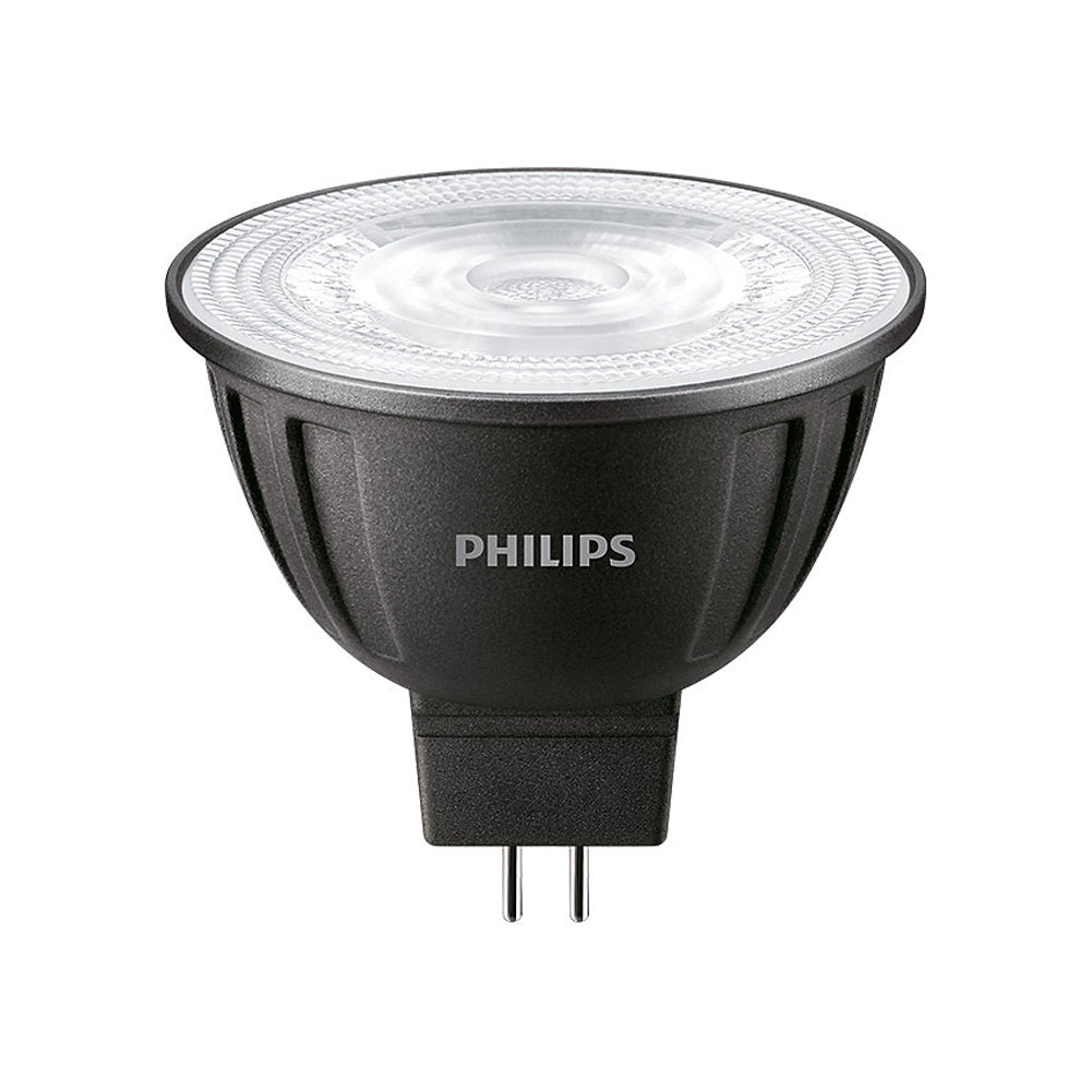 5PK - PHILIPS 7W MR16 LED Non-Dimmable Bright White 3000K Flood 90CRI Bulb