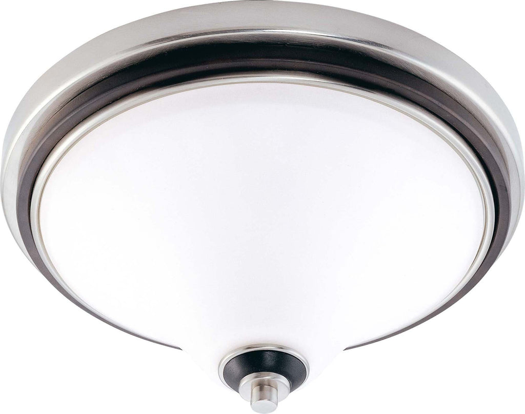 Nuvo Keen - 3 Light 16 inch Flush Dome w/ Satin White Glass