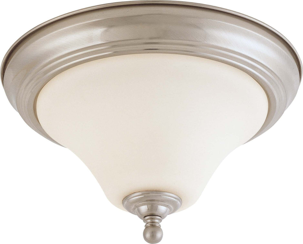 Nuvo Dupont ES - 1 light 11 in Flush Mount w/ Satin White Glass, w/13w GU24 Lamp