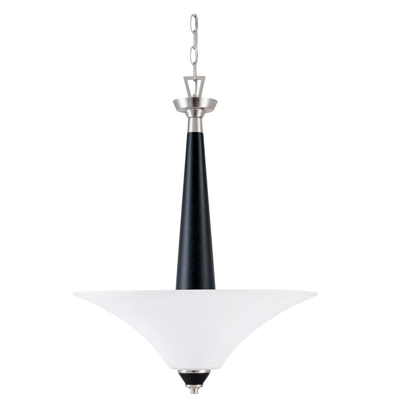 Nuvo Keen ES - 3 Light Pendant w/ Satin White Glass - (Lamp Included)