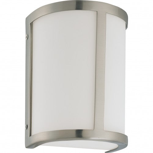 Nuvo Odeon - 1 Light Wall Sconce w/ Satin White Glass