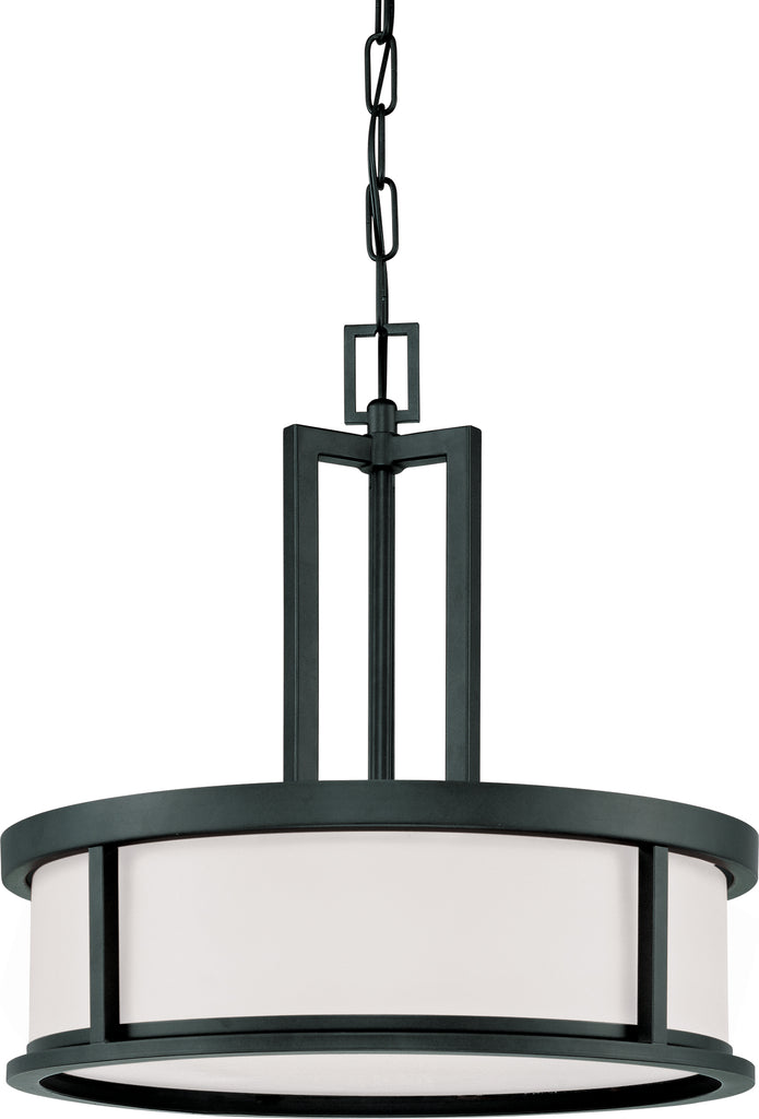 Odeon 4Light Pendants Mounted Pendant Light Fixture in Aged Bronze Fi