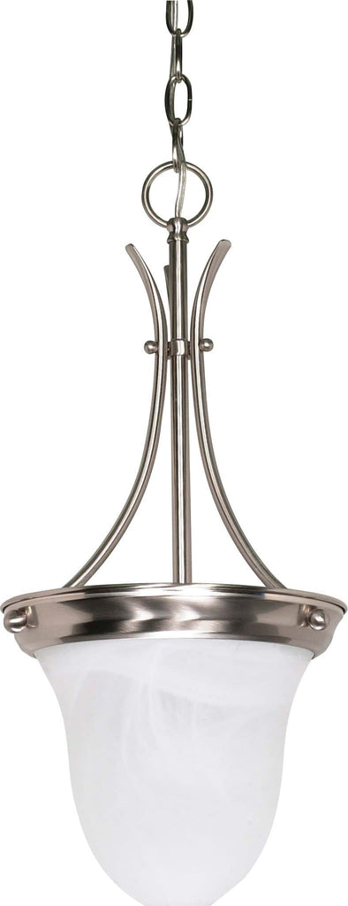 Nuvo 1 Light 10 inch Pendant w/ Alabaster Glass - (1) 13w GU24 Lamp Incl.