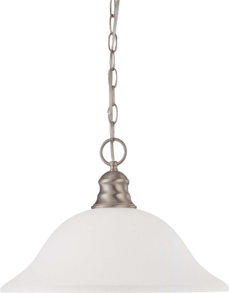 Nuvo 1 Light 16 inch Pendant w/ Frosted White Glass - (1) 18w GU24 Lamp Incl.