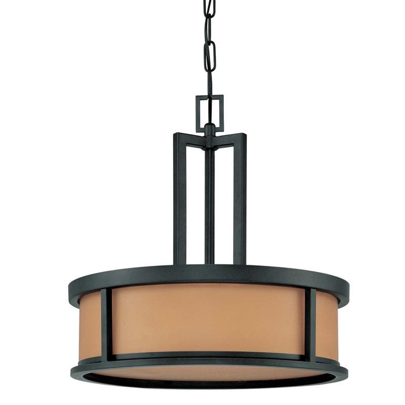 Nuvo Odeon - 4 Light Pendant w/ Parchment Glass