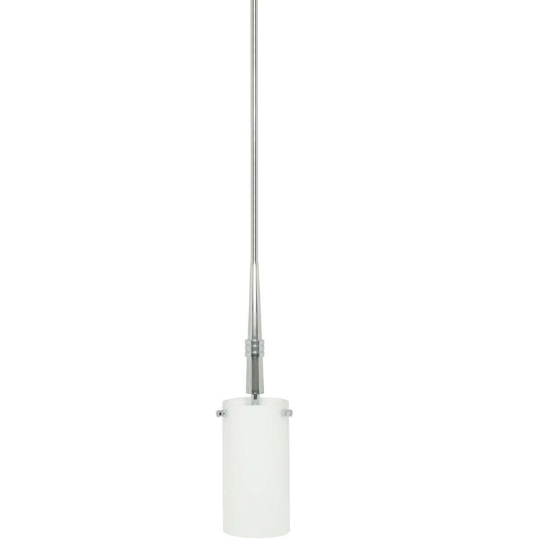 Nuvo Jet ES - 1 Light Mini Pendant w/ Satin White Glass - (1) 13w GU24 Lamp Included