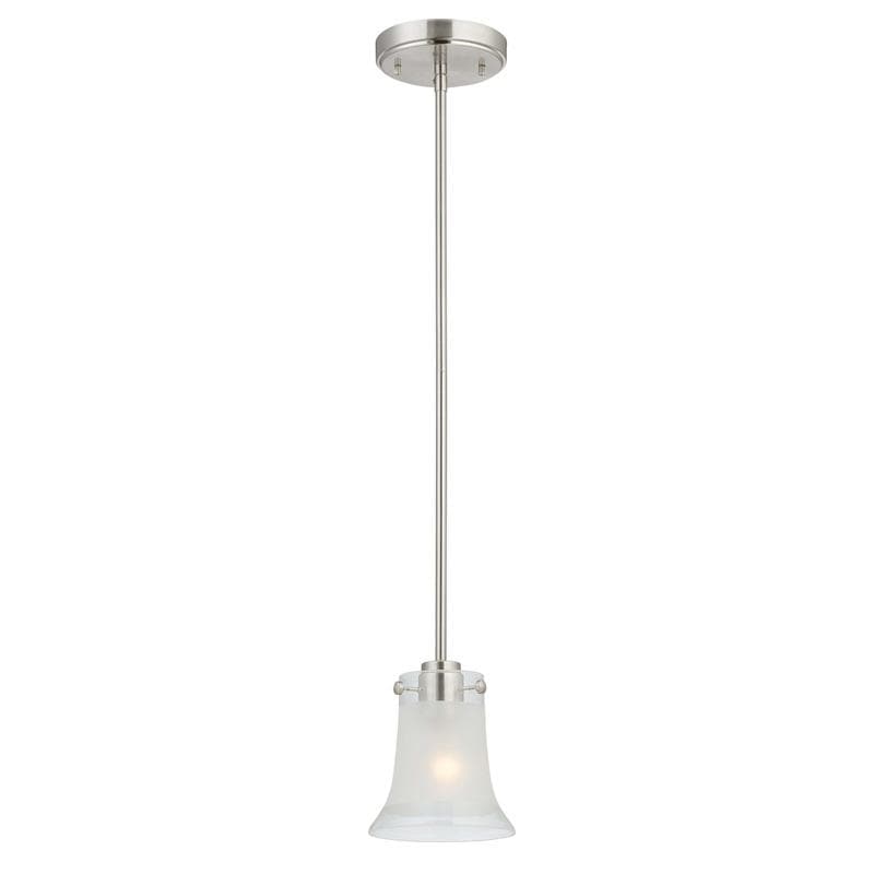 Nuvo Patrone - 1 Light Mini Pendant w/ Clear & Frosted Glass