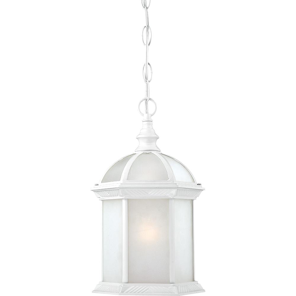 Boxwood ES - 1 Light - 14"Outdoor Hang W/ Frosted Glass - Bulb Included