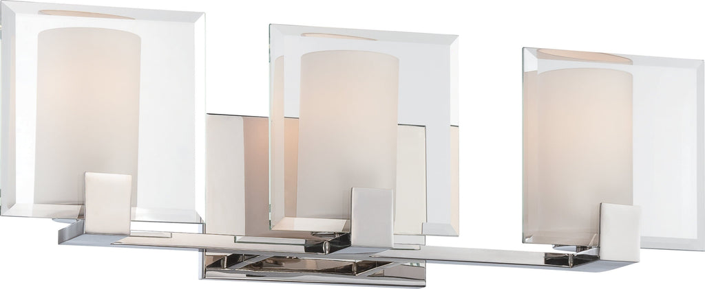 Walker - 3 Light Vanity Fixture w/ Etched Opal Glass