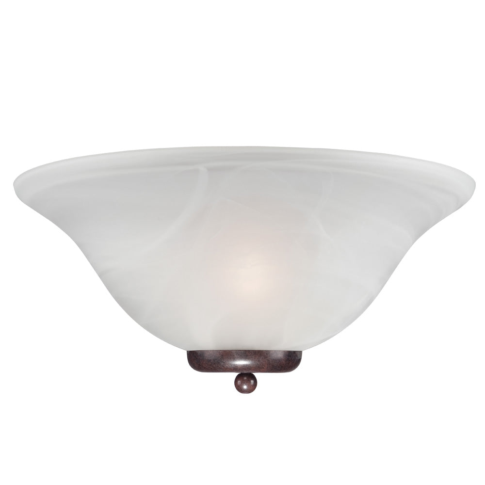 Ballerina - 1 Light Wall Sconce - Old Bronze w/ Alabaster Glass