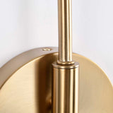 Trilby 2-Light Wall Sconce Matte Black with Burnished Brass_4