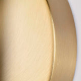 Trilby 2-Light Wall Sconce Matte White with Burnished Brass_3