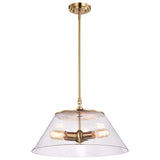 Dover 3-Light Large Pendant Vintage Brass with Clear Glass_3