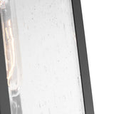 Homestead Small Wall Lantern Matte Black with Clear Seeded Glass_1