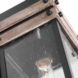 Homestead Large Wall Lantern Matte Black with Clear Seeded Glass_3