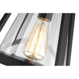Everett 1-Light Large Wall Sconce Matte Black with Clear Glass_2