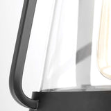 Everett 1-Light Large Wall Sconce Matte Black with Clear Glass_3