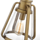 Everett 1-Light 10-in Pendant Natural Brass with Clear Glass_2