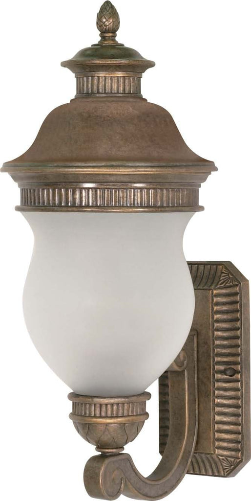 Nuvo Luxor - 2 Light - 22 inch - Wall Lantern - Arm Up w/ Satin Frost Glass