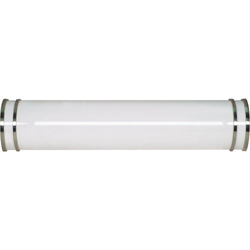 Glamour LED 25 in. 26W 120V Dimmable Brushed Nickel Vanity Wall Fixture